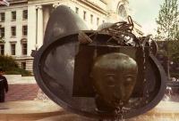 Outside Birmingham Art Gallery